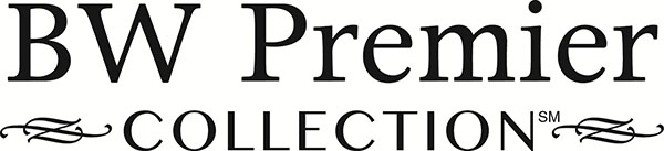 Logo de la collection BW Premier avec une typographie élégante et des ornements décoratifs